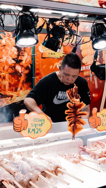 Gadong Night Market: The best spot to sample authentic Bruneian street food at local prices. Brunei Darussalam